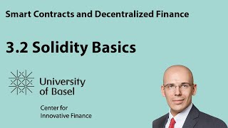 Solidity Basics - Smart Contracts and Decentralized Finance