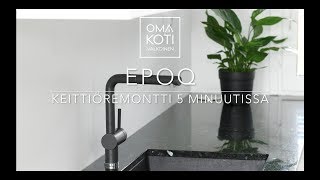 EPOQ TIMELAPSE keittioremontti - kitchen renovation  |  OMA KOTI VALKOINEN