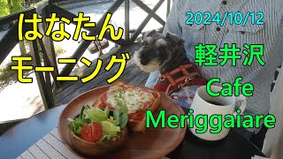 軽井沢 Cafe Meriggiare、リスがくるお店