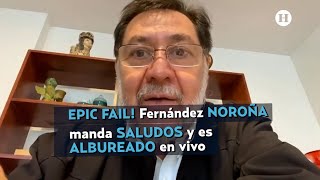 Noroña es TROLLEADO en plena TRANSMISIÓN en vivo