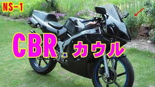 NS-1【カスタム】CBR風カウルに交換！ 「モトブログ」　NS1　2スト　原付　原2