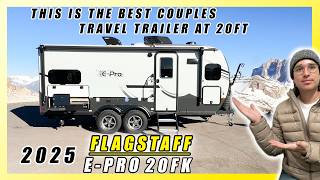 2025 FLAGSTAFF E PRO 20FK THE BEST COUPLES TRAVEL TRAILER. A 20FT TRAVEL TRAILER WITH DUAL AXLE.
