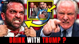 Patel EXPLODES When Senator Demands Drinking Audit On Live TV