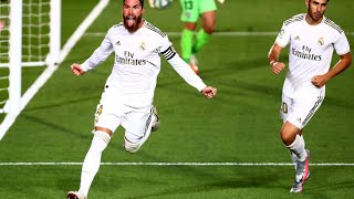 Goal Ramos 0 1 / Real Madrid vs Athletic Bilbao / All goals / Laliga 19/20 / Spain / 04.07.2020