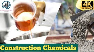 What are Construction Chemicals | Admixtures | Adhesives \u0026 Sealants | Asphalt Modifiers | Coatings