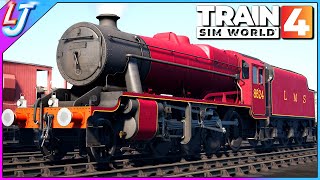 LMS Red Stanier Class 8F | Train Sim World 4 (Custom Livery)