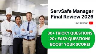 Pass Your ServSafe Manager Exam 2026 | Ultimate Study Guide And Practice Test Review