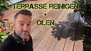 Terrasse reinigen und ölen