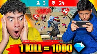 ¡LE DOY 1,000 DIAMANTES a UN SUSCRIPTOR por KILL en FREE FIRE! *FINAL INESPERADO* | TheDonato