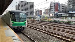 東京メトロ16000系16136編成21S常磐線・小田急線直通各駅停車伊勢原行き金町駅(JL21)17時10分到着