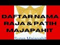 DAFTAR NAMA RAJA & PATIH MAJAPAHIT#viral #trend #trending #like #trendingvideo #trendingnews #tokoh