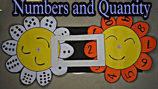 Numbers and quantities TLM | Counting and matching tlm | Math game |Maths working model | Math model