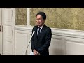 2024年12月3日　立憲民主党「政治改革推進本部」大串本部長ぶら下がり