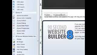 How to Work with jQuery Tabs - 90 Second Website Builder (Verison 8)