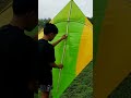 BIG DIAMOND KITE TEST FLYING.