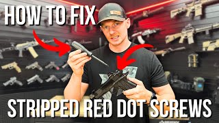 How to fix Stripped/Sheared Optic Screws