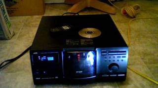 JVC 200 disc automatic CD changer demonstration XL-MC222