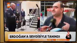 Cumhurbaşkanı sevdalısı Kayseri’li dayı atv ekranlarında