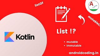 Kotlin : list implementation | Added Subtitles | android coding