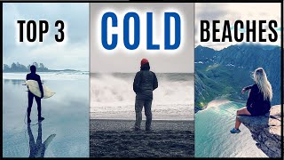 3 OF THE MOST STUNNING COLD BEACHES IN THE WORLD! #coldbeaches #worldbeaches #coldestbeaches