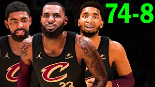 I Added LeBron \u0026 Kyrie to the 17-2 Cavs