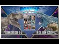 T-Rex vs Megatooth Shark with Healthbars