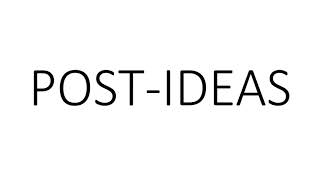 Post-Ideas Teaser