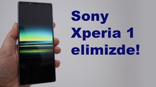 Sony Xperia 1 elimizde