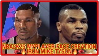 🏆🥊NBA 2K25 MyPlayer Face Creation Guide MIKE TYSON ~ Xbox Series X PS5 🥊🏆