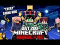 I Survived 200 Days with EVERY Anime Mod in Minecraft... Here's What Happened!