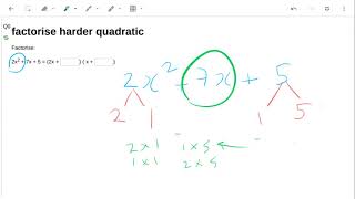 factorise harder quadratic