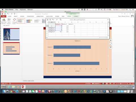 Change Excel Chart Format & Add a Title in PowerPoint 2013 Change Excel Chart Format & Add a Title in PowerPoint 2013