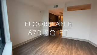 B Floor Plan: Studio / 1 ba