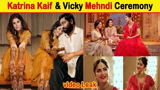 Katrina Kaif and Vicky Kaushal Wedding Mehndi complete ceremony