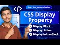 CSS Display Property Explained | Block, Inline, Inline-Block, None | Full Tutorial 2026
