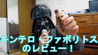 【プレミアムシガー】近代の暗黒卿が、葉巻を美味そうにレビューする動画【キンテロ　ファボリトス】