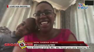 God is watching over us, MP Sabina Chege preaches to Kenyans from her home