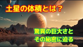 土星の体積とは？驚異の巨大さとその秘密に迫る