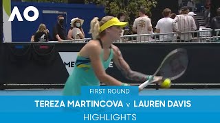 Tereza Martincova v Lauren Davis Highlights (1R) | Australian Open 2022