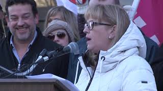 United Nurses of Alberta Rally at the Legislature on November 20, 2019