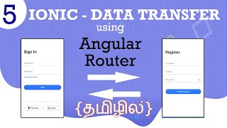 Ionic 5 Data pass between ionic page using angular router