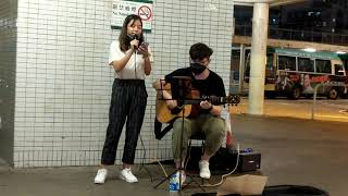 Shallow-森林-月球下的人-未來見-天窗-Count On Me (Cover) @旺角東站B出口Busking 2021.08.07