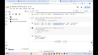 Update and delete documents in Firebase