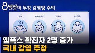 엠폭스 확진자 2명 늘어…국내 감염 추정 / SBS 8뉴스