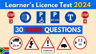 30 Learner's Licence Test Questions - Can You Pass? -2024 | (Real Test)