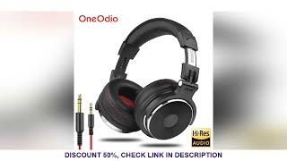 Oneodio Wired Professional Studio Pro DJ Headphones With Microphone Over Ear HiFi Monitor Music Head