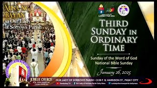 Our Lady of Sorrows Parish | Third Sunday in Ordinary Time | January 25, 2025 - 5:30PM