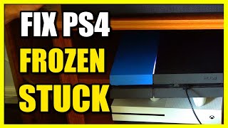 How to FIX Frozen PS4 \u0026 That Won't Turn OFF (Fast Tutorial)