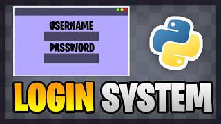 How To Make An Authentication System in Python EASY
