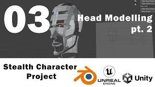 Stealth Character - 03 - Head Modelling